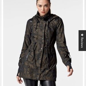 Blanc Noir LIGHT BLUE Camouflage Utility Jacket